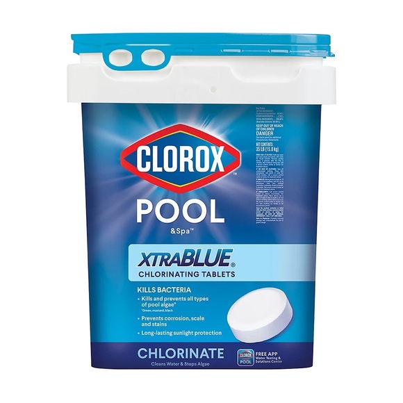 Clorox Pool & Spa Xtra Blue 35-lb 3-in Chlorinating Tablets - Picture 1 of 1